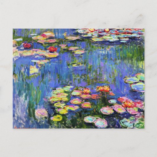 Monet - Water Lilies, 1916, Briefkaart (Voorkant)
