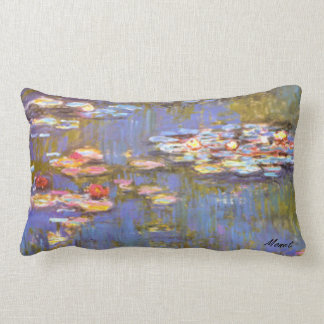 MONET Water Lilies 1916 BRITE-tinten Lumbar Pillow Kussen