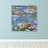 Monet Water Lilies 1916 Canvas Afdruk (Insitu (Houten vloer))