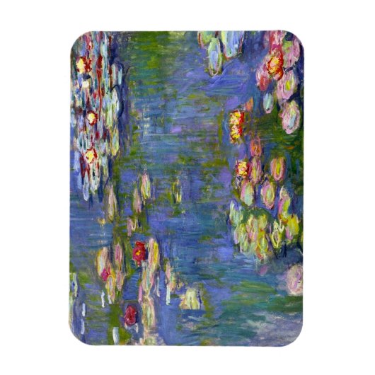 Monet Water Lilies 1916 Magnet Magneet (Verticaal)