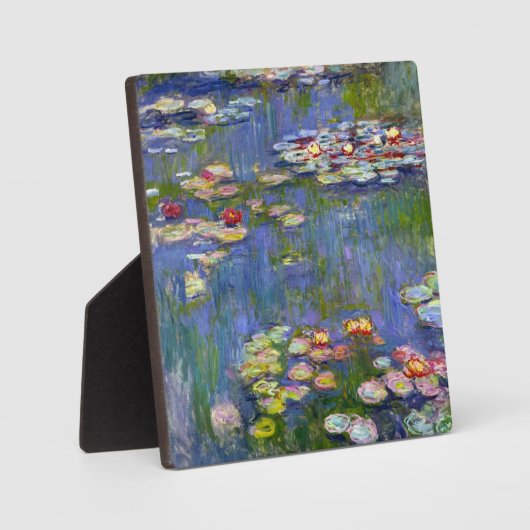 Monet Water Lilies 1916 Plaque Fotoplaat (Voorkant)