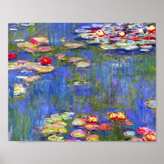 Monet Water Lilies 1916 Poster (Voorkant)