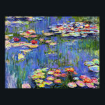 Monet - Water Lilies, 1916, Poster<br><div class="desc">Claude Monet's beroemde schilderij, Water Lilies 1916</div>