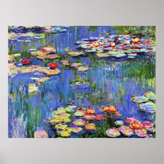 Monet - Water Lilies, 1916, Poster (Voorkant)