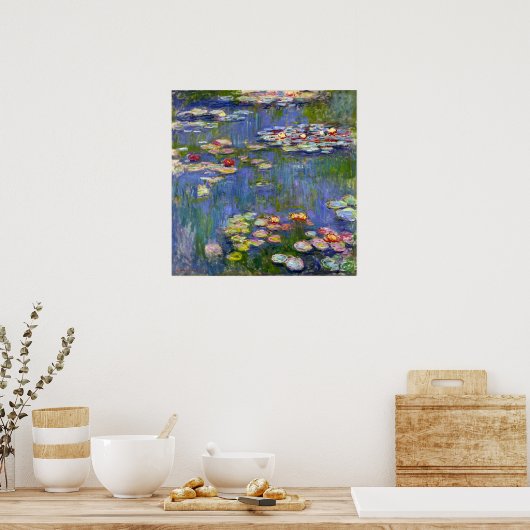 Monet Water Lilies 1916 Poster (Keuken)