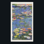 Monet - Water Lilies, 1916, Servet<br><div class="desc">Claude Monet's beroemde schilderij,  Water Lilies,  1916</div>