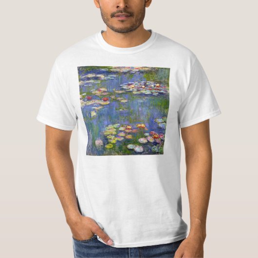 Monet Water Lilies 1916 T-shirt (Voorkant)