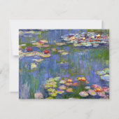 Monet Water Lilies 1916 Uitnodigingen (Voorkant)