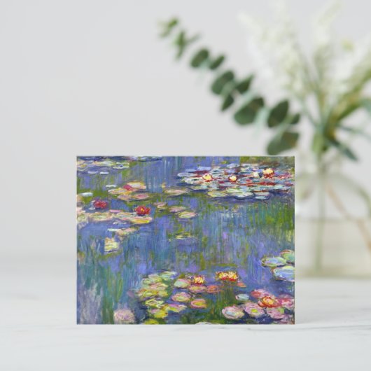 Monet Water Lilies 1916 Uitnodigingen (Staand voorkant)