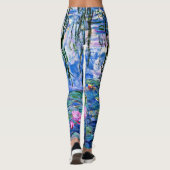 Monet: Water Lilies 1919, beroemd schilderij, Leggings (Achterkant)
