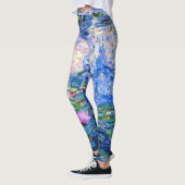 Monet: Water Lilies 1919, beroemd schilderij, Leggings (Links)
