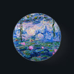 Monet: Water Lilies 1919, beroemd schilderij, Ronde Button 3,2 Cm<br><div class="desc">Claude Monet: Water Lilies Red,  1919,  mooi kunstschilderij</div>