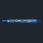 Monet: Water Lilies 1919, beroemd schilderij, Zwarte Inkt Pen<br><div class="desc">Claude Monet: Waterlelies Rood/Roze,  1919,  prachtige kunstschilderkunst</div>