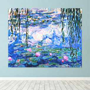 Monet - Water Lilies, 1919, Canvas Afdruk