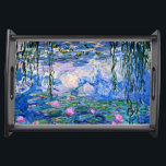 Monet - Water Lilies, 1919 Dienblad<br><div class="desc">Claude Monet 1919 schilderij,  Waterlelies</div>