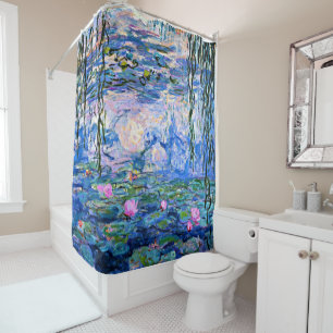 Monet - Water Lilies, 1919 Douchegordijn