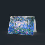 Monet - Water Lilies, 1919 Kaart<br><div class="desc">Bekend schilderij van Claude Monet: Water Lilies,  1919</div>