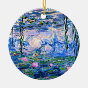 Monet: Water Lilies 1919 Keramisch Ornament