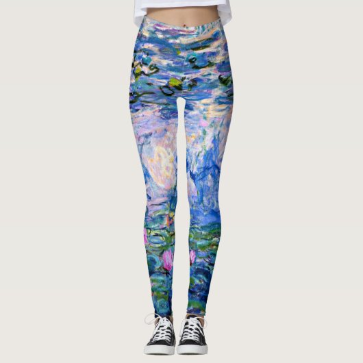 Monet - Water Lilies, 1919, Leggings (Voorkant)