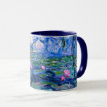 Monet: Water Lilies, 1919, Mok<br><div class="desc">Claude Monet: Water Lilies,  1919,  beroemd schilderij.</div>