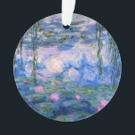 Monet - Water Lilies, 1919 Ornament<br><div class="desc">Claude Monet - Water Lilies,  1919,  beroemd schilderij.</div>