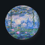 Monet - Water Lilies, 1919 Papieren Bordje<br><div class="desc">Schilderij Claude Monet 1919,  Water Lilies</div>
