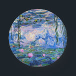 Monet - Water Lilies, 1919 Papieren Bordje<br><div class="desc">Schilderij Claude Monet 1919,  Water Lilies</div>