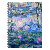 Monet - Water Lilies, 1919, pink, Notitieboek (Voorkant)
