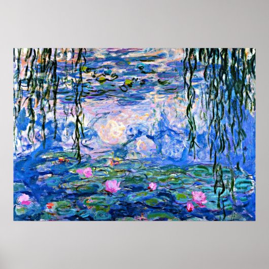Monet: Water Lilies 1919 Poster (Voorkant)