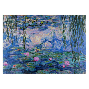 Monet - Water Lilies, 1919, roze, Snijplank