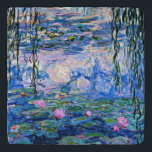 Monet - Water Lilies, 1919, roze Trivet<br><div class="desc">Claude Monet 1919 schilderij,  Waterlelies (roze)</div>