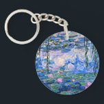 Monet: Water Lilies 1919 Sleutelhanger<br><div class="desc">Monet: Water Lilies 1919 Frans impressionisme kunstwerk van Claude Monet.</div>