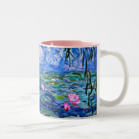 Monet: Water Lilies 1919 Tweekleurige Koffiemok (Rechts)