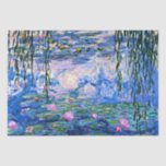 Monet, Water Lilies, 1919, Wrapping Paper Tissuepapier<br><div class="desc">Water Lilies,  1919,  beroemd schilderij van de impressionistische kunstenaar Claude Monet</div>
