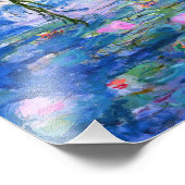 Monet Water Lilies afdrukken Foto Afdruk (Hoek)