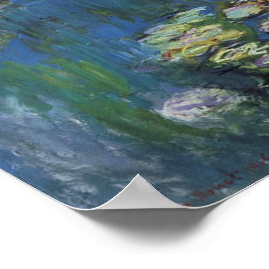 Monet Water Lilies  Art Poster (Hoek)