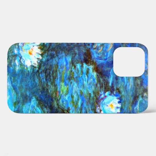 Monet - Water Lilies (blauw), beroemd schilderij,  Case-Mate iPhone Case (Achterkant (horizontaal))