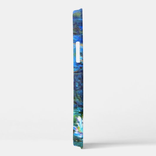 Monet - Water Lilies (blauw), beroemd schilderij,  Case-Mate iPhone Case (Achterkant / Rechts)