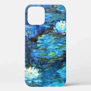 Monet - Water Lilies (blauw), beroemd schilderij,  Case-Mate iPhone Case