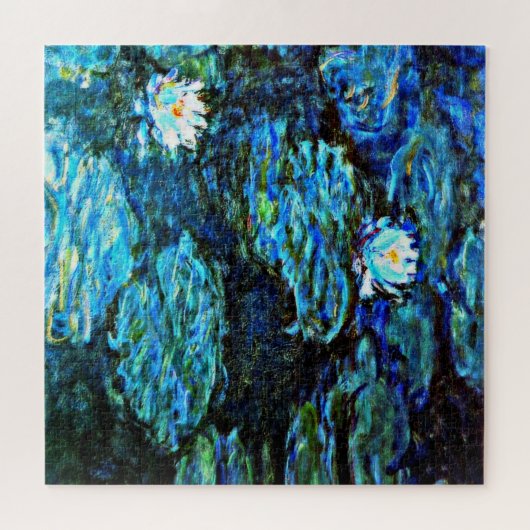 Monet - Water Lilies Blue Legpuzzel (Horizontaal)