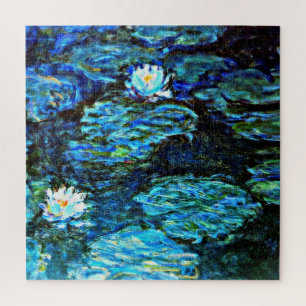 Monet - Water Lilies Blue Legpuzzel
