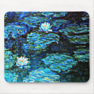 Monet - Water Lilies Blue Muismat
