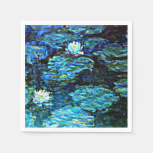 Monet - Water Lilies Blue Servet