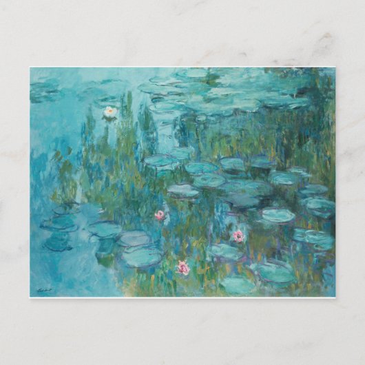 MONET Water Lilies Briefkaart (Voorkant)