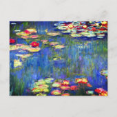 Monet Water Lilies Briefkaart (Voorkant)