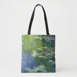 Monet Water Lilies Canvas tas All-Over Print
