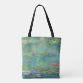 Monet Water Lilies Canvas tas All-Over Print (Achterkant)