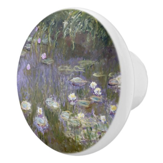 Monet Water Lilies Ceramic Knob Keramische Knop (Rechts)