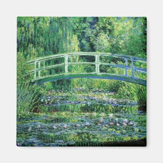 Monet Water Lilies en de Japanse brug Magneet (Voorkant)