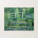 Monet Water Lilies en Japanse Bridge Fine Art Legpuzzel<br><div class="desc">Water Lilies en de Japanse brug zijn prachtige kunst gemaakt door de Franse kunstenaar Impressionisme,  Claude Monet c. 1895,  met een Japanse voetbrug over zijn waterleluiervijver.</div>